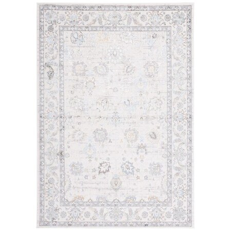 Safavieh 8 x 10 ft. Bel Air 210F Power Loomed Rectangle Area Rug Grey & Beige BLA210F-8